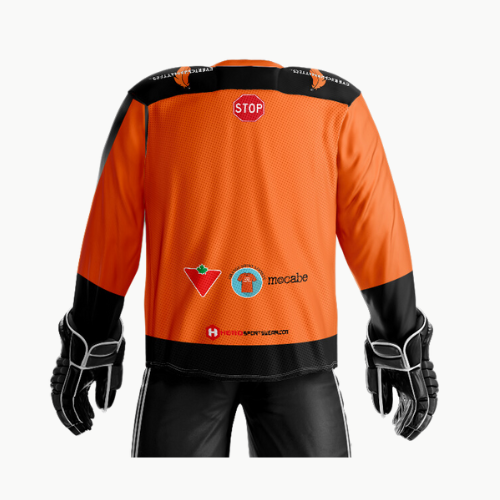 Orange Hockey Jerseys