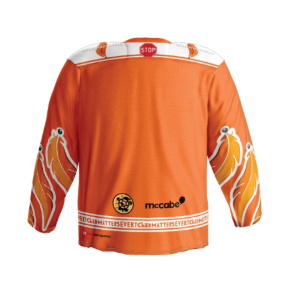 Orange Hockey Jersey