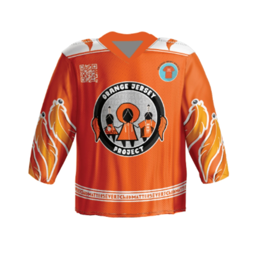 Orange Hockey Jersey